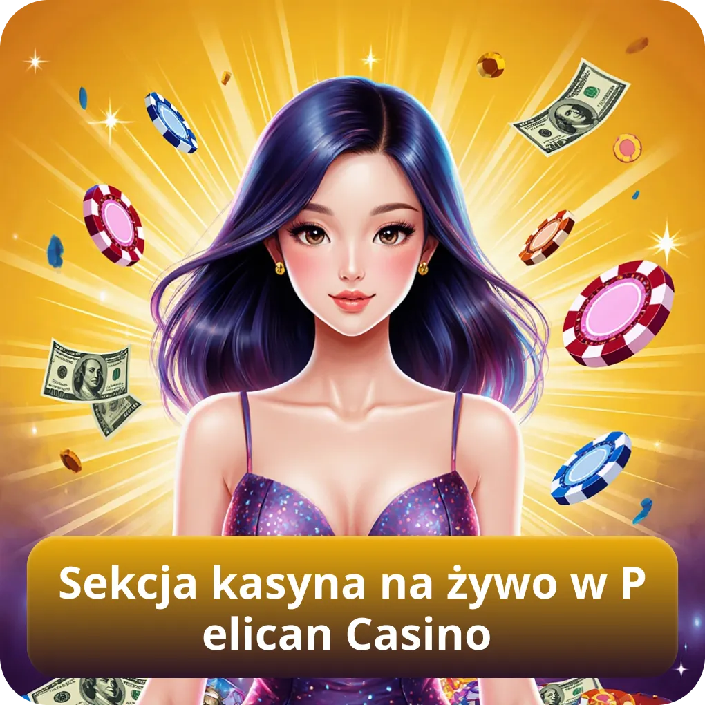 Sekcja kasyna na żywo w Pelican Casino